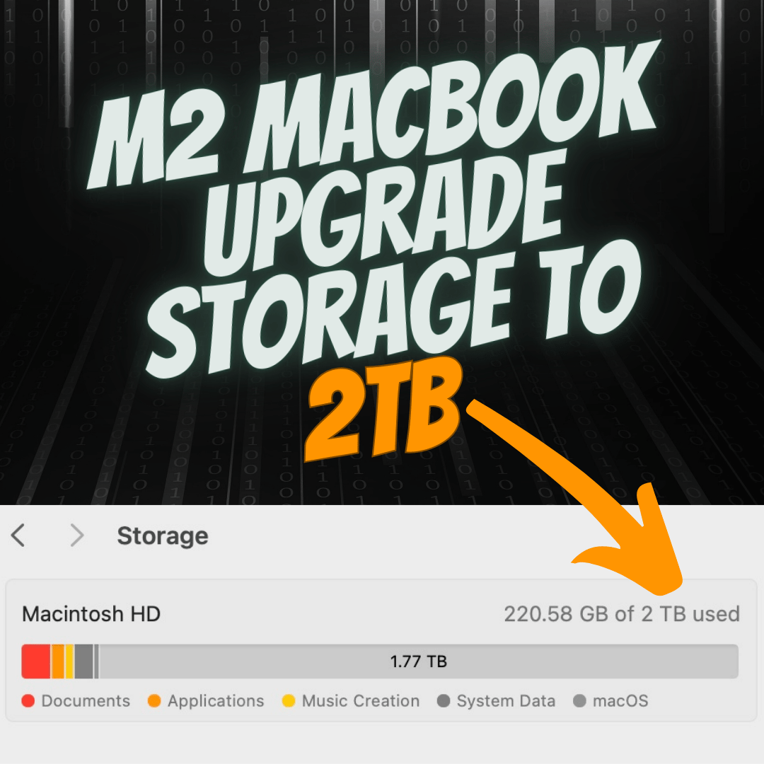 M2 MacBook Upgrade to 2TB