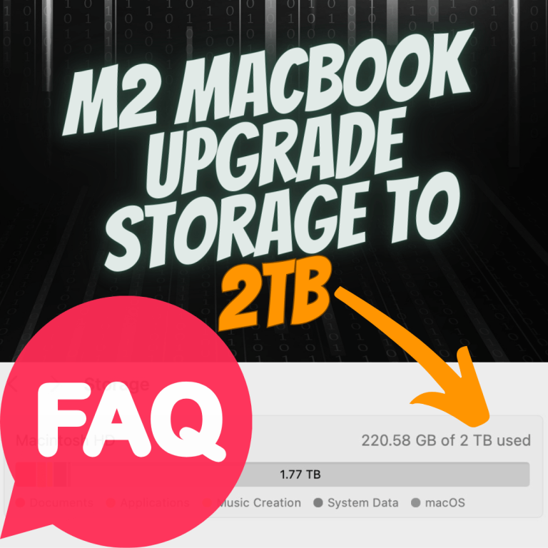 FAQ MacBook M2 Storage Upgrade